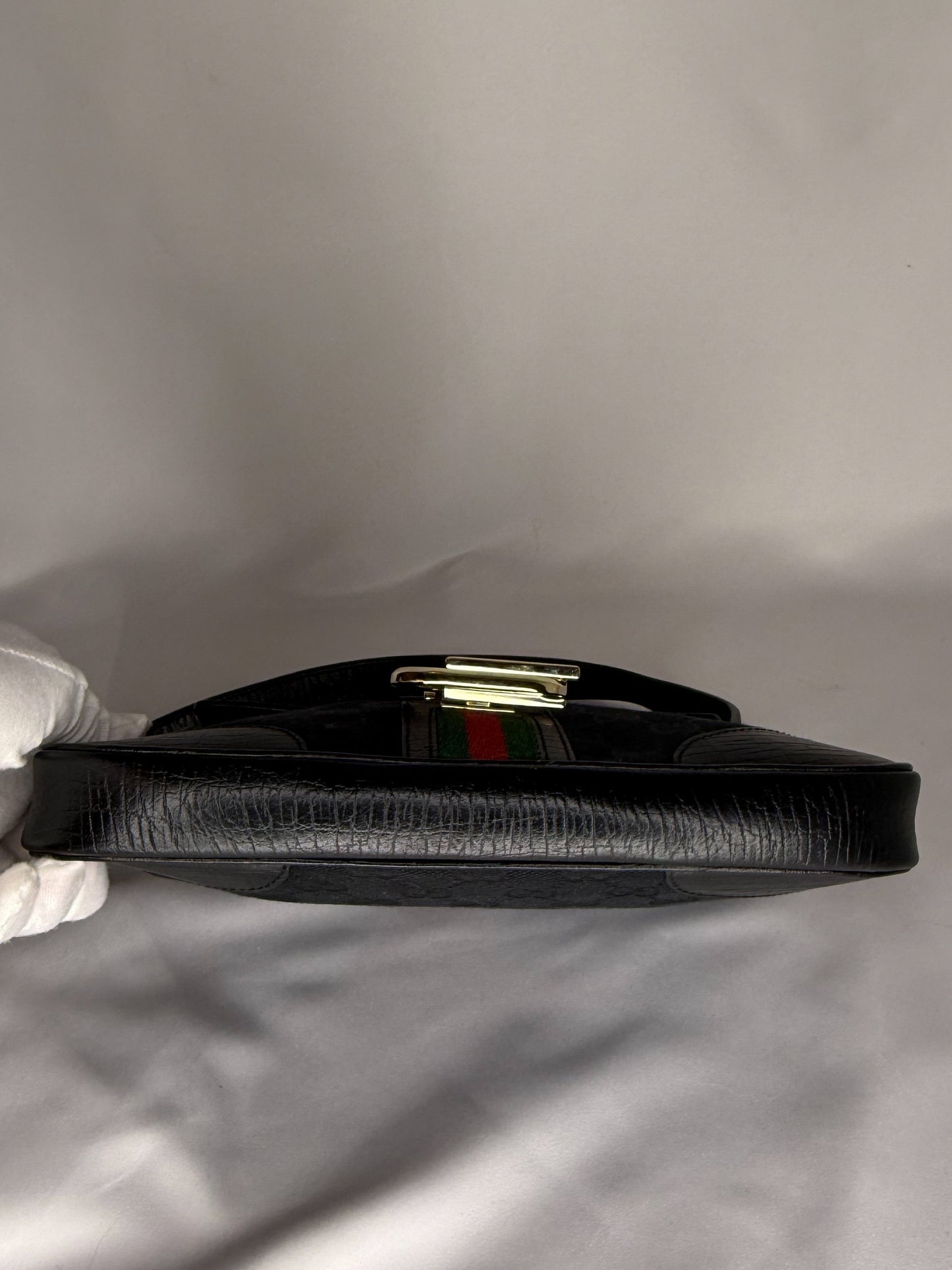 GUCCI JACKIE SHERRY LINE GG CANVAS BAG