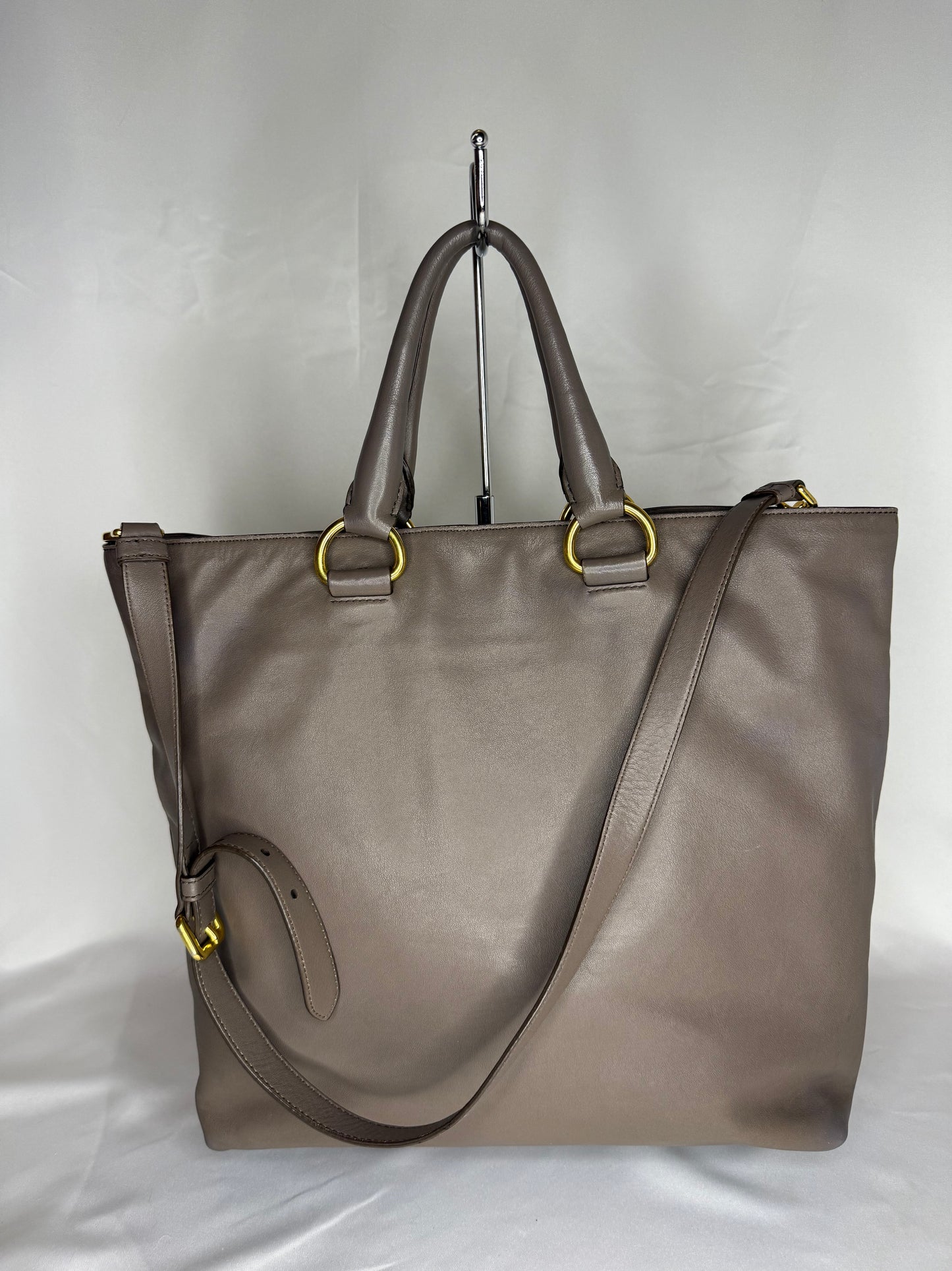 PRADA TOTE 2WAY GRAY BAG