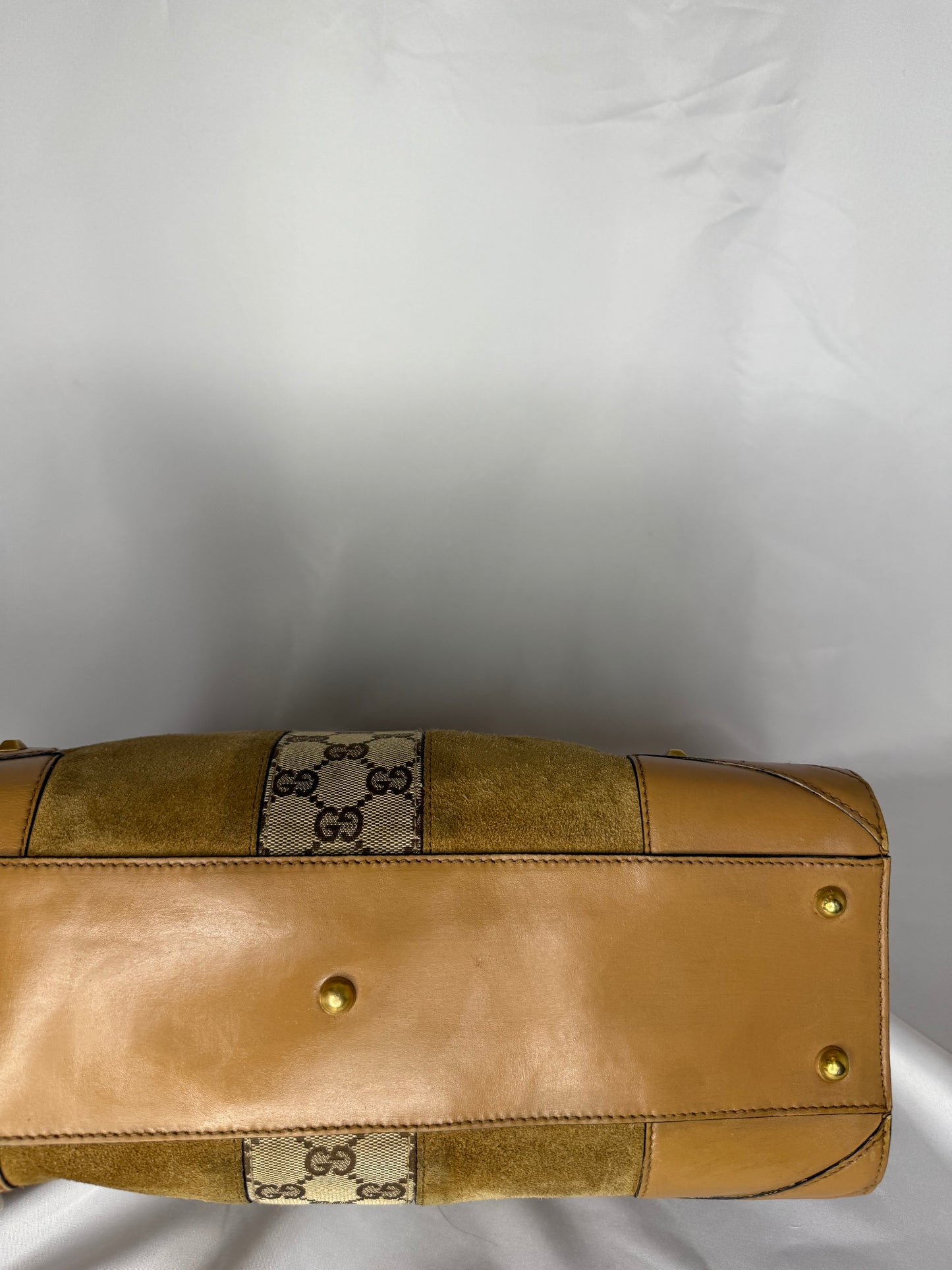 GUCCI SUEDE TOTE BAG