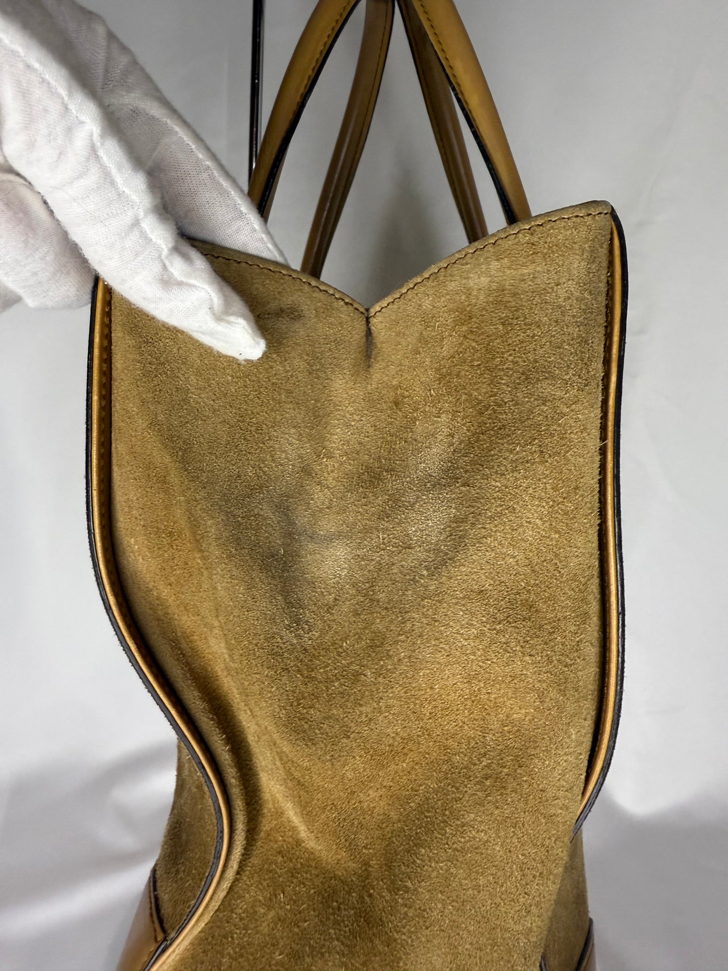 GUCCI SUEDE TOTE BAG