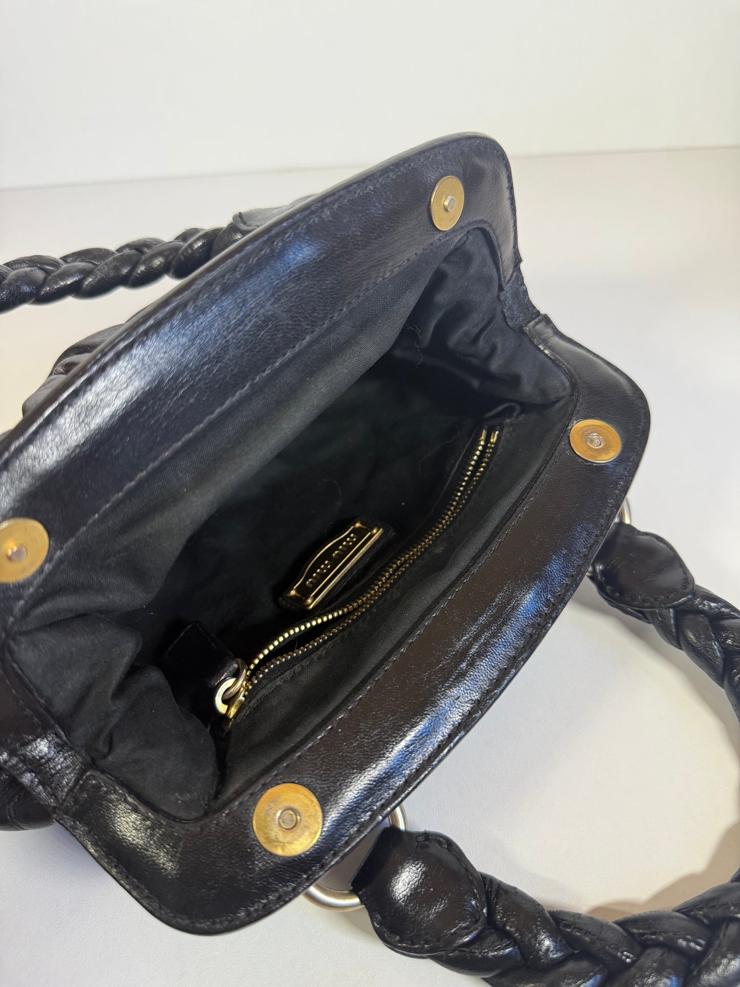 MIU MIU MATELASSE MINI BLACK