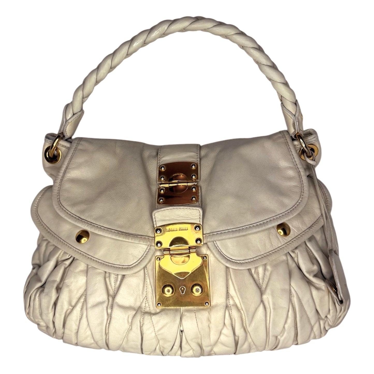 MIU MIU MATELASSE SHOULDER BAG