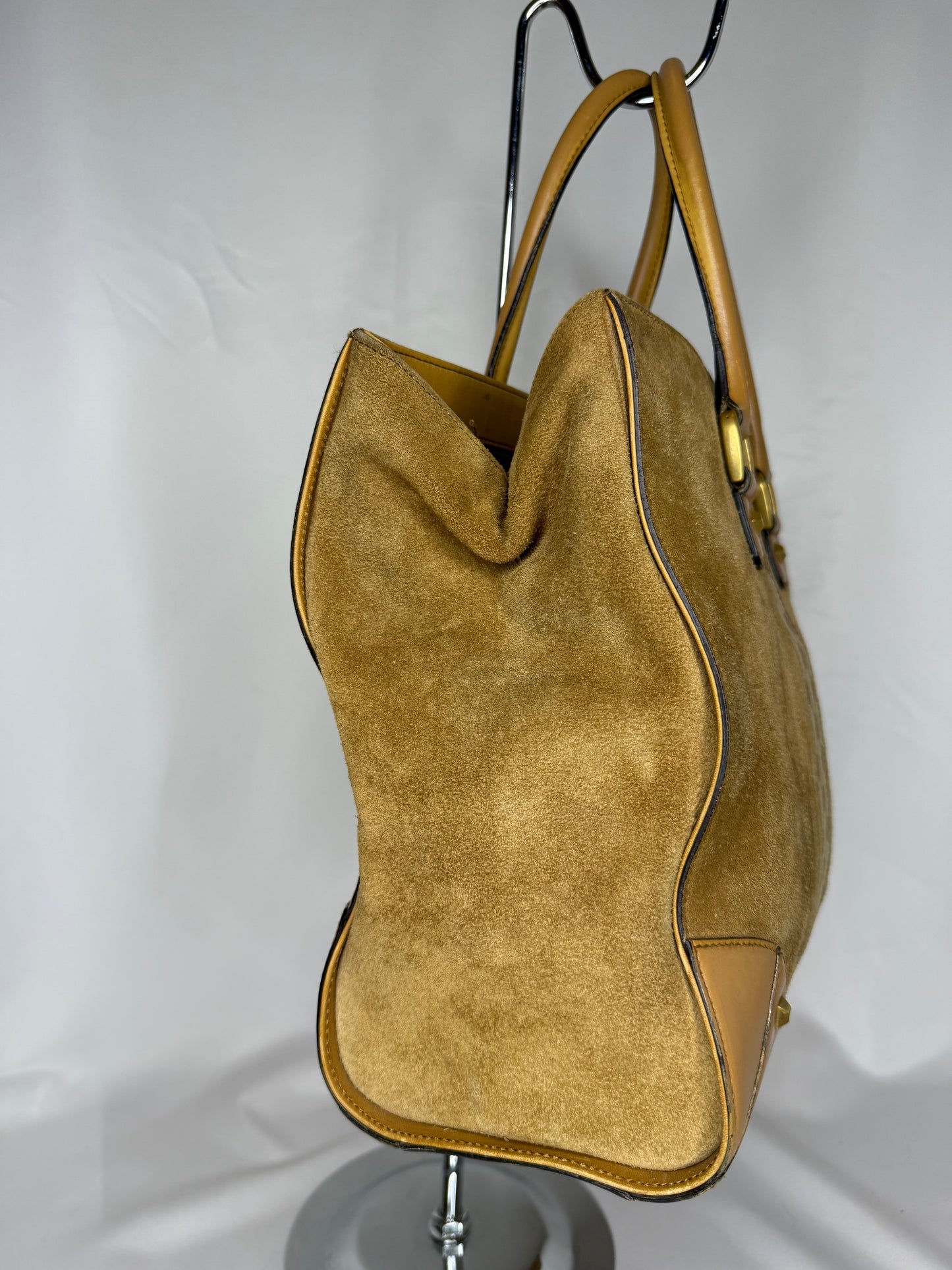 GUCCI SUEDE TOTE BAG