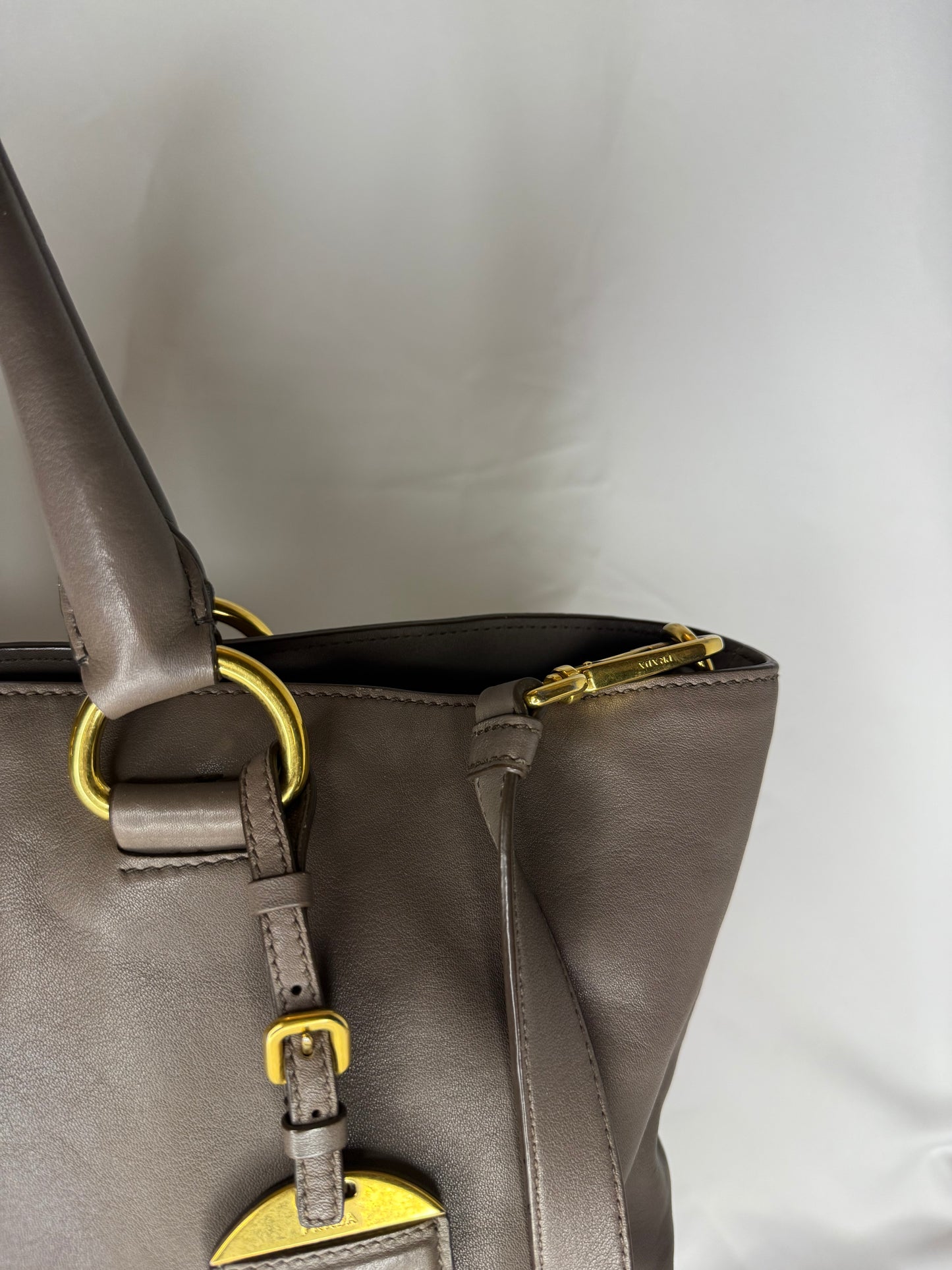 PRADA TOTE 2WAY GRAY BAG