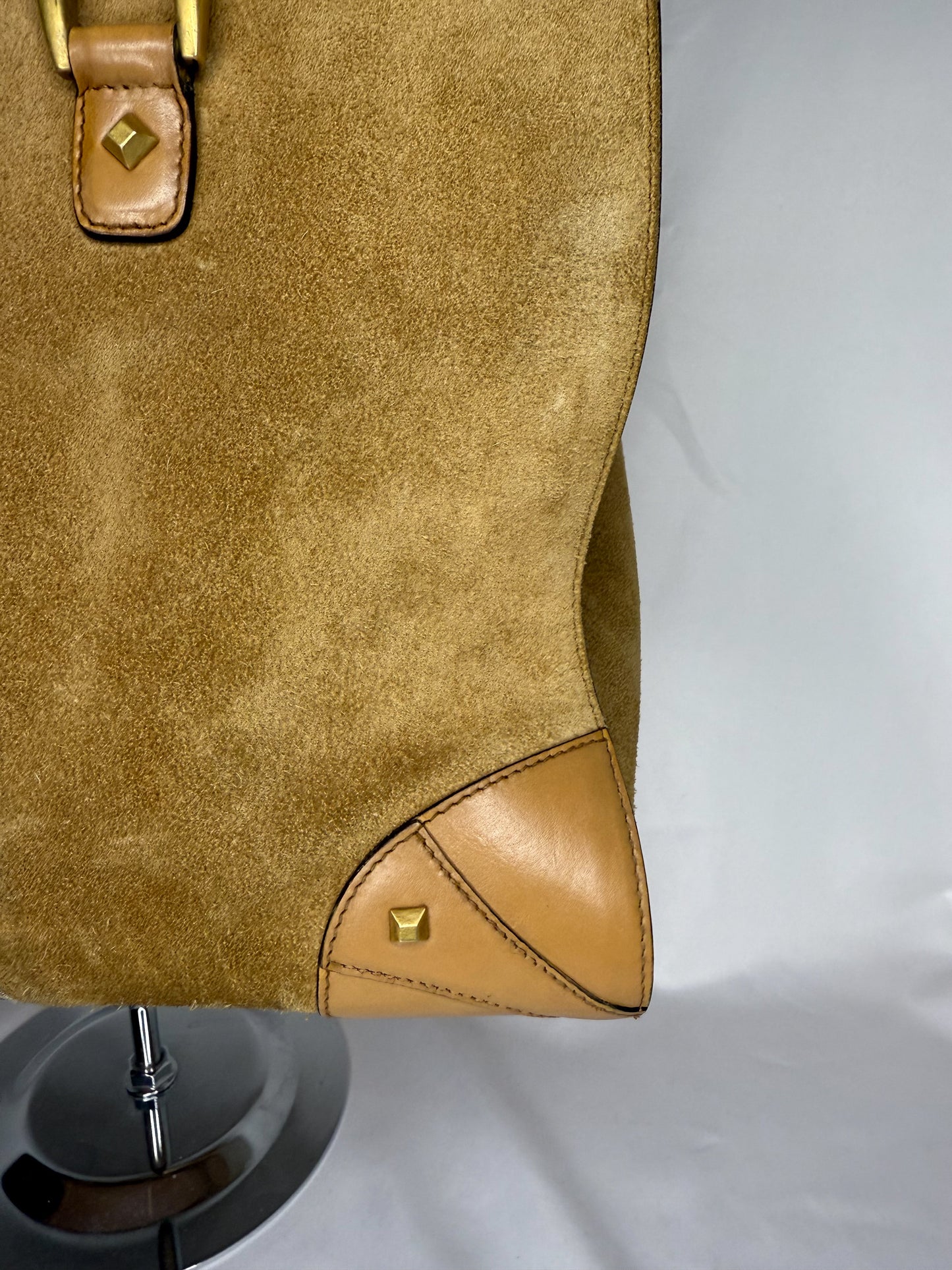 GUCCI SUEDE TOTE BAG