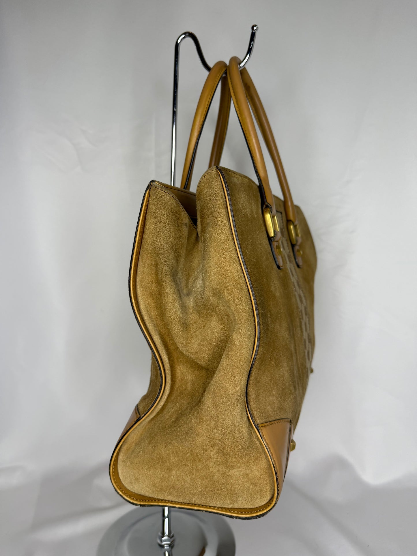 GUCCI SUEDE TOTE BAG