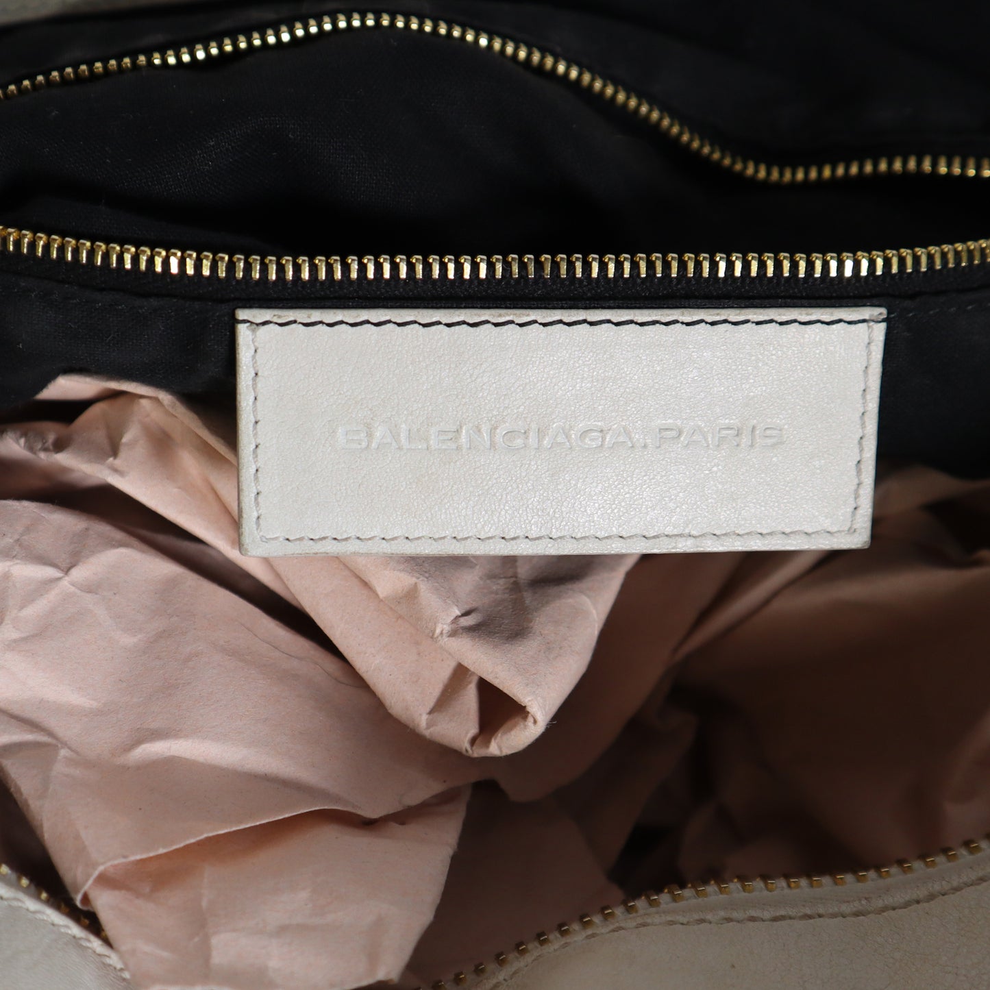 BALENCIAGA CITY JUMBO WHITE BAG