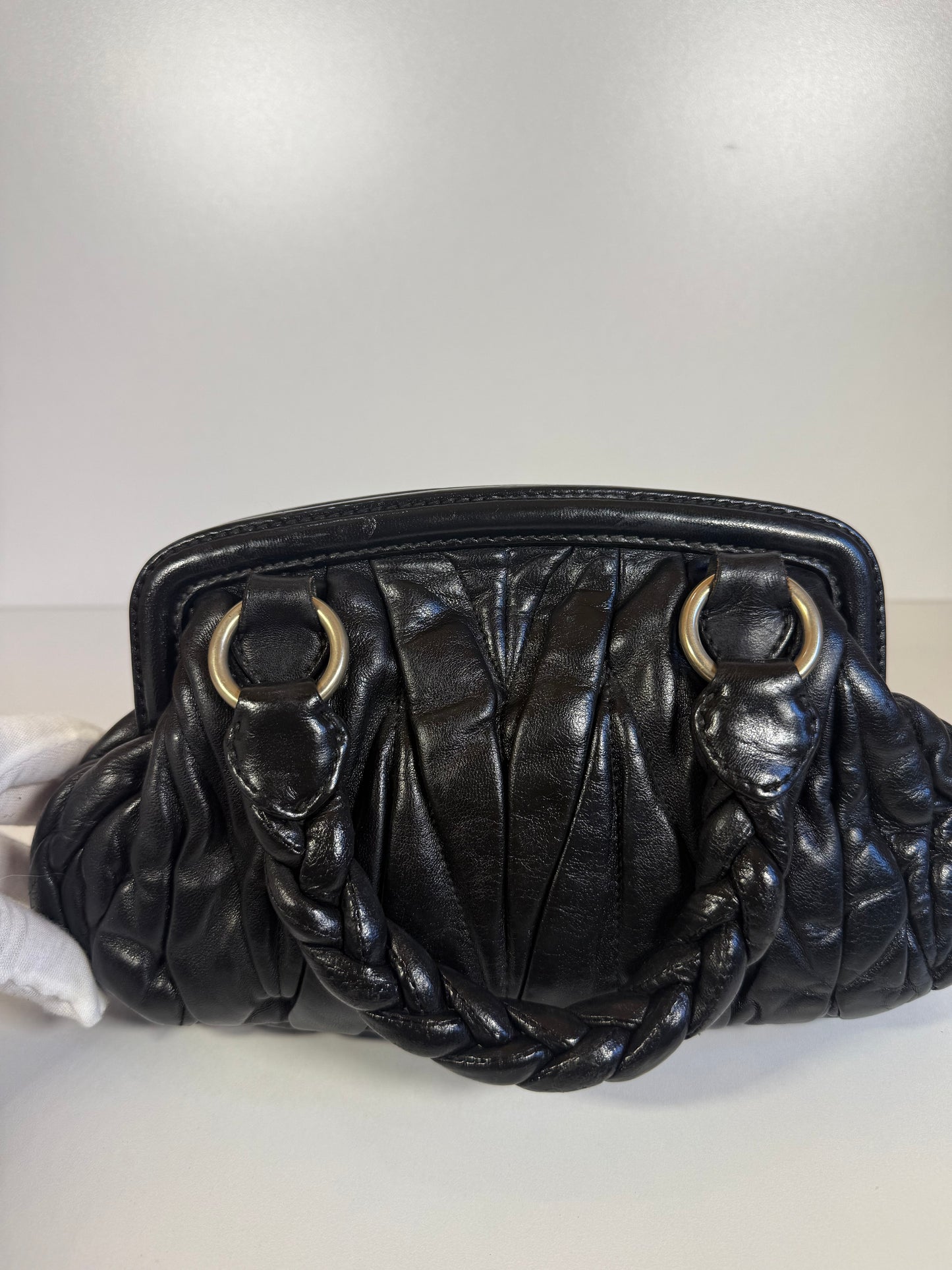 MIU MIU MATELASSE MINI BLACK