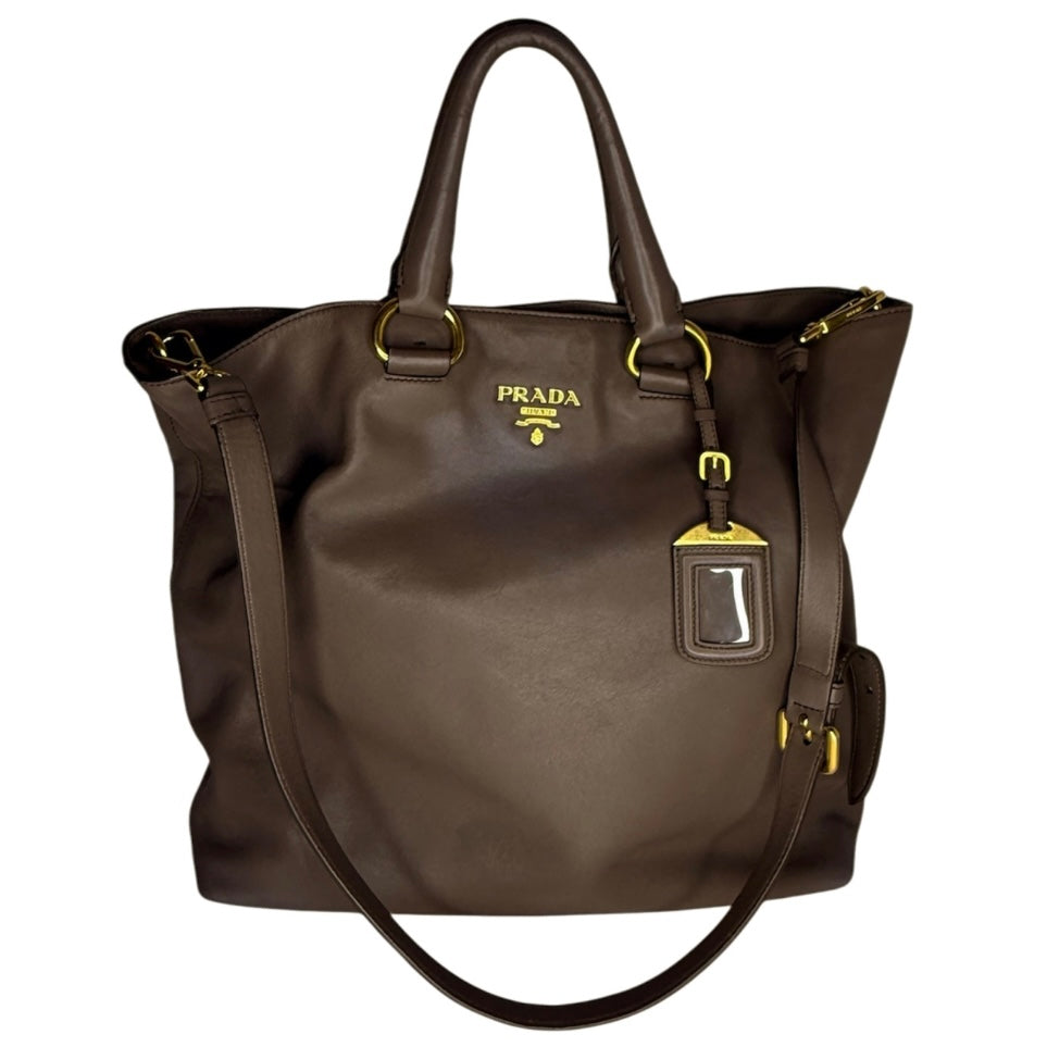 PRADA TOTE 2WAY GRAY BAG