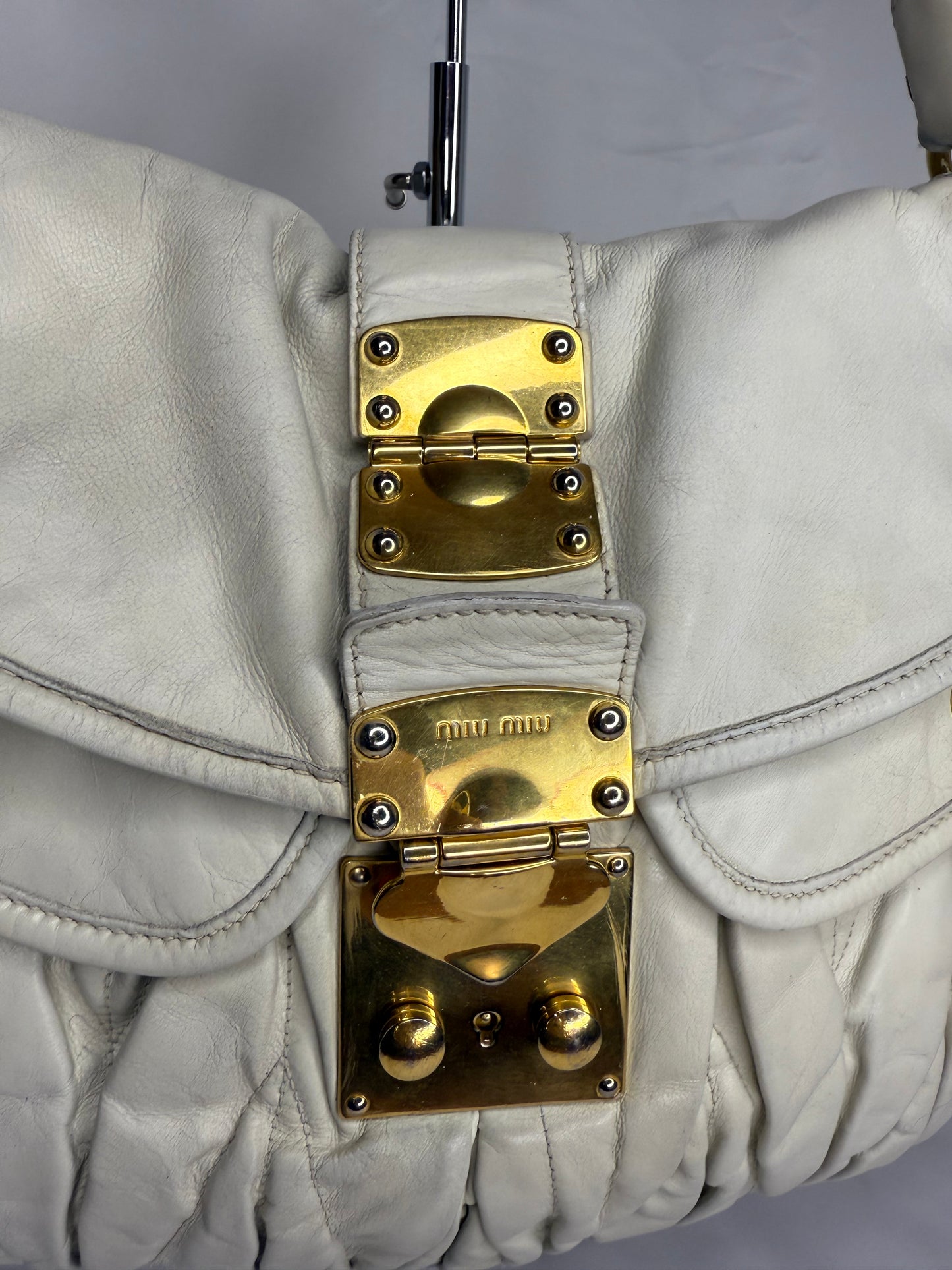 MIU MIU MATELASSE SHOULDER BAG