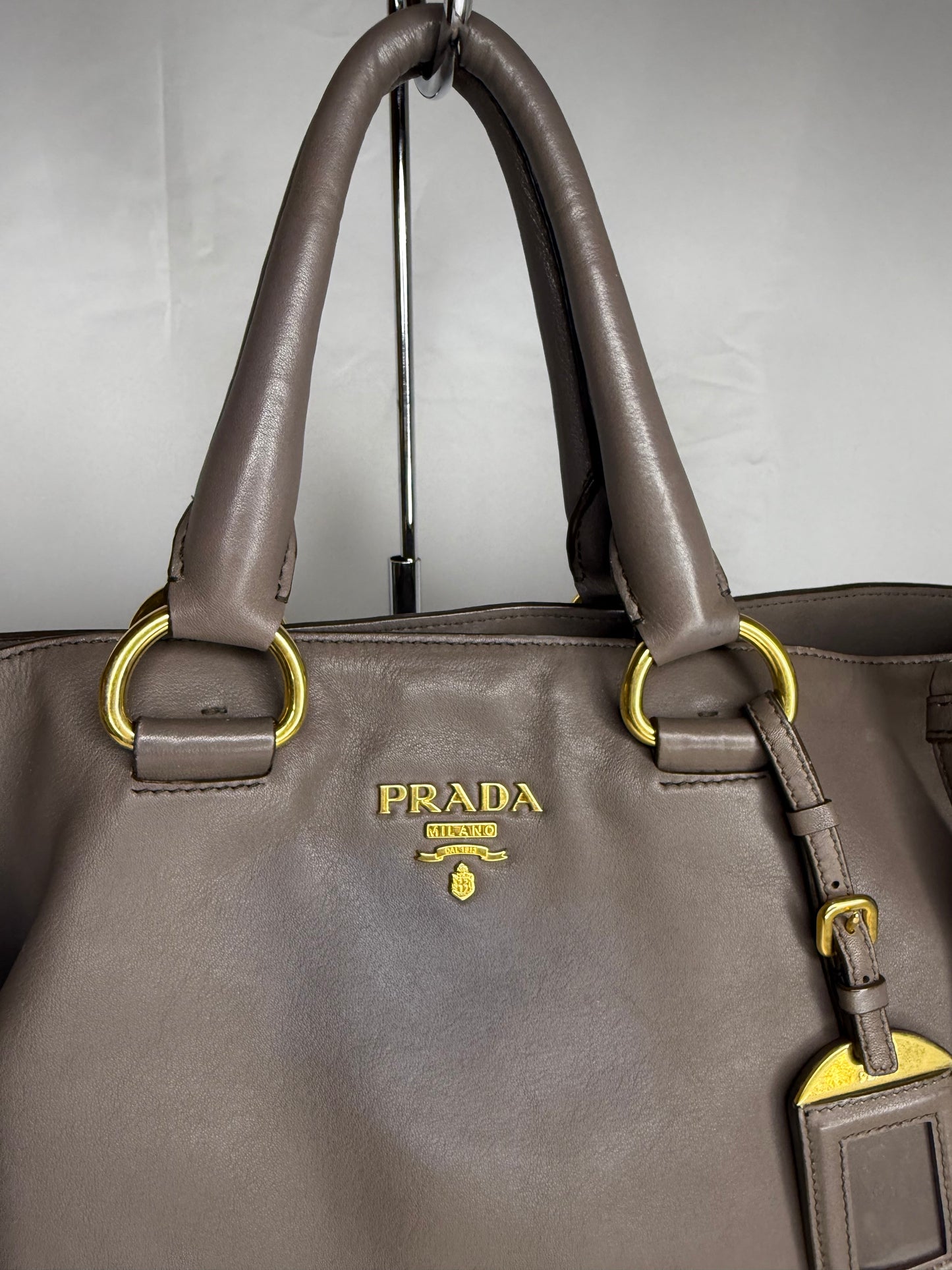 PRADA TOTE 2WAY GRAY BAG