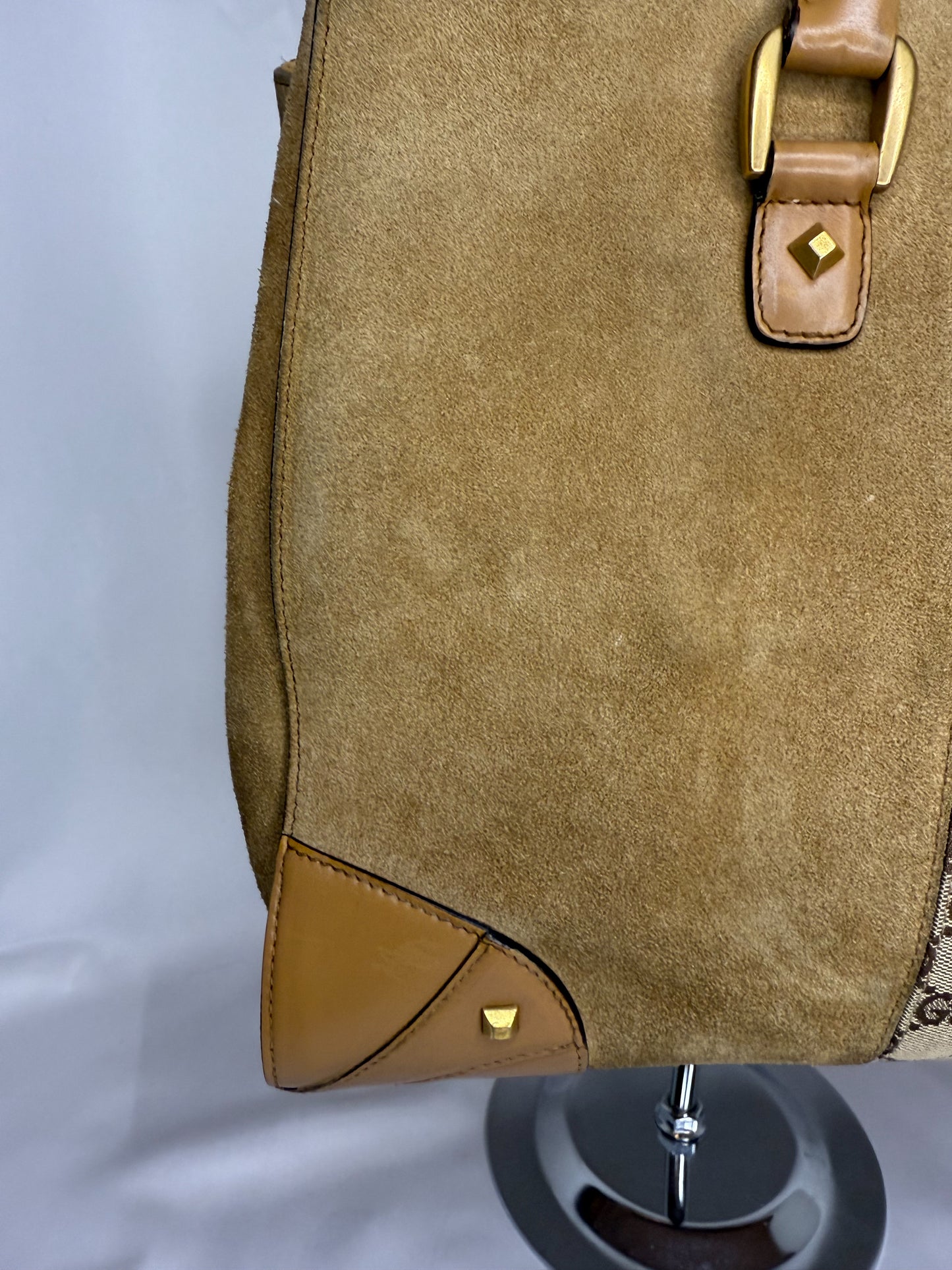 GUCCI SUEDE TOTE BAG