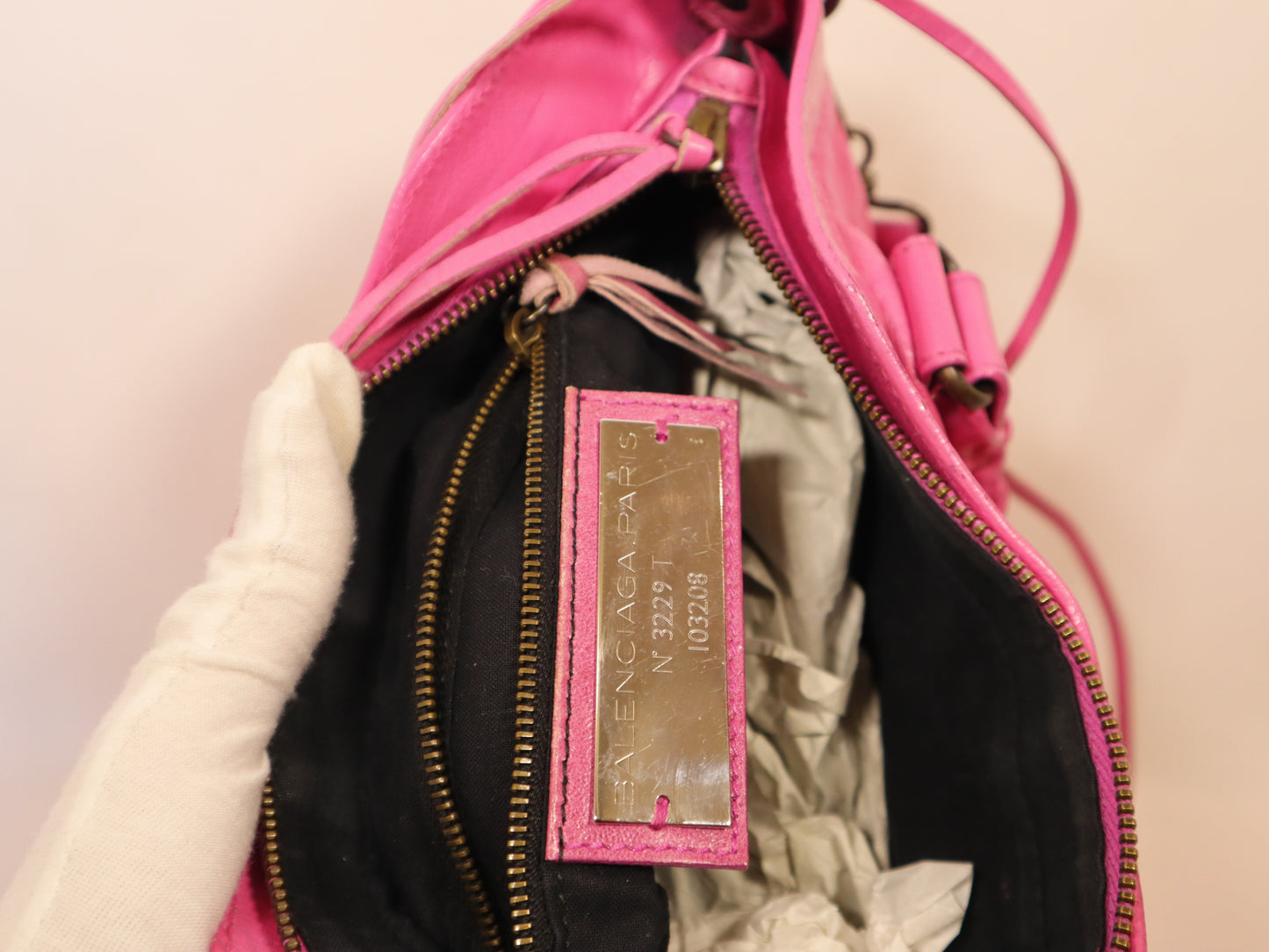 BALENCIAGA CITY BAG PINK SMALL