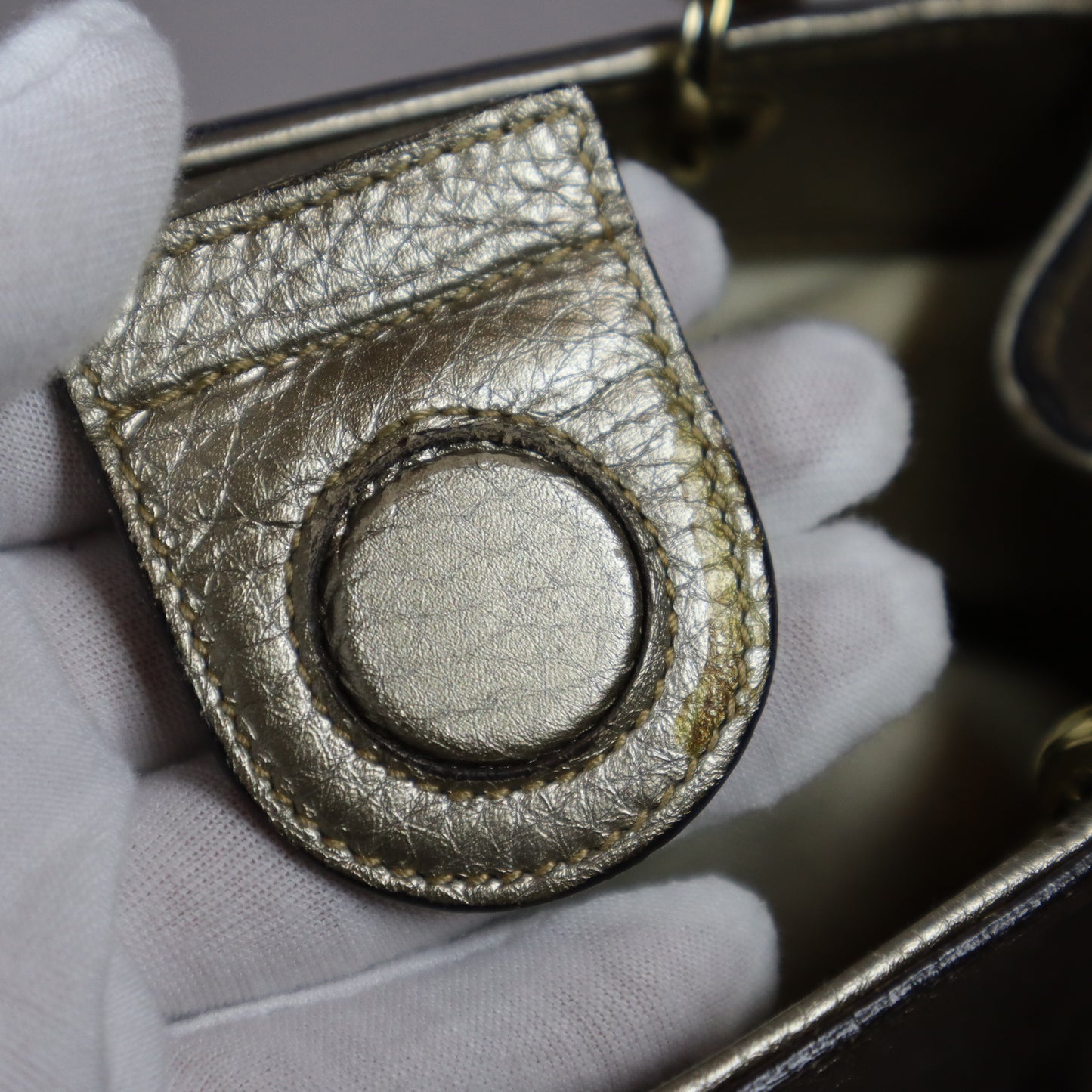 GUCCI BAMBOO SILVER MINI BAG