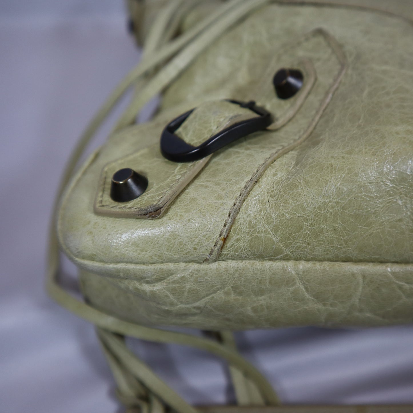 BALENCIAGA CITY BAG BEIGE SMALL