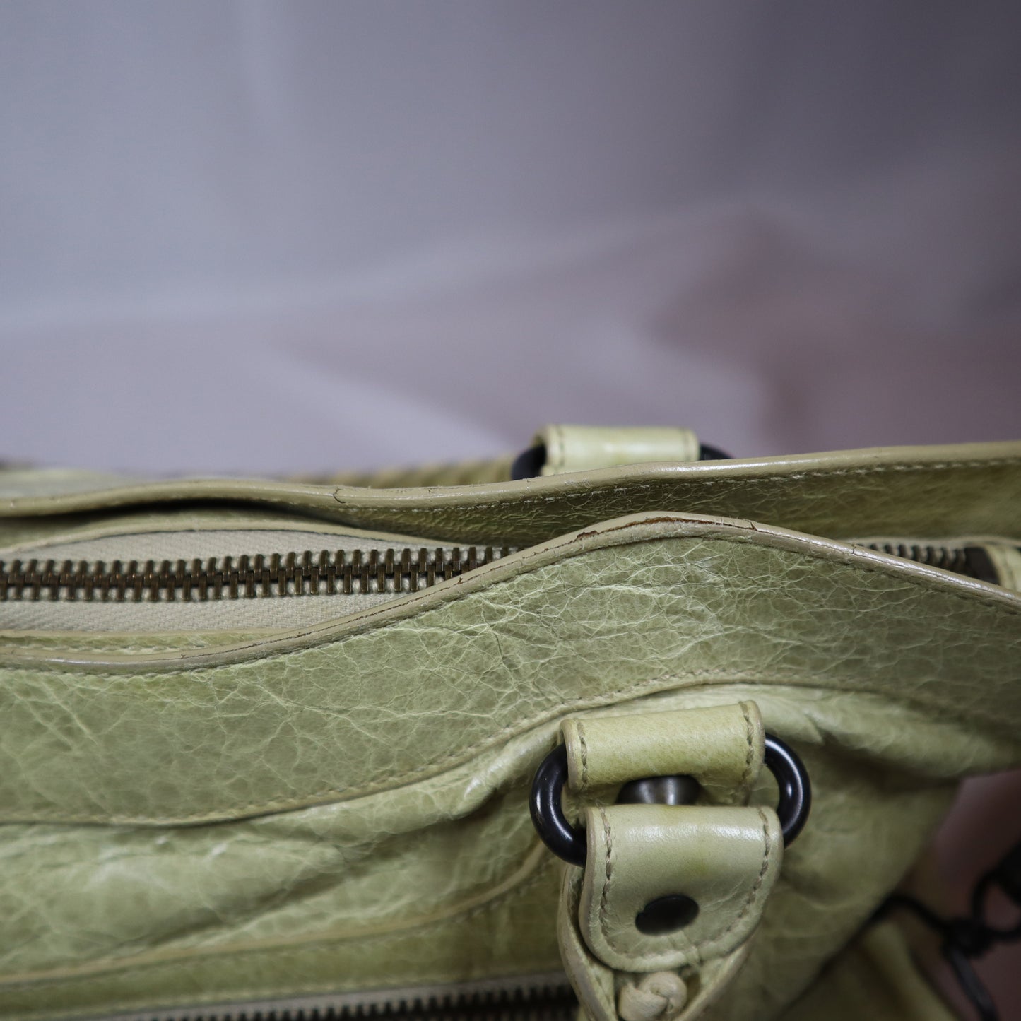 BALENCIAGA CITY BAG BEIGE SMALL