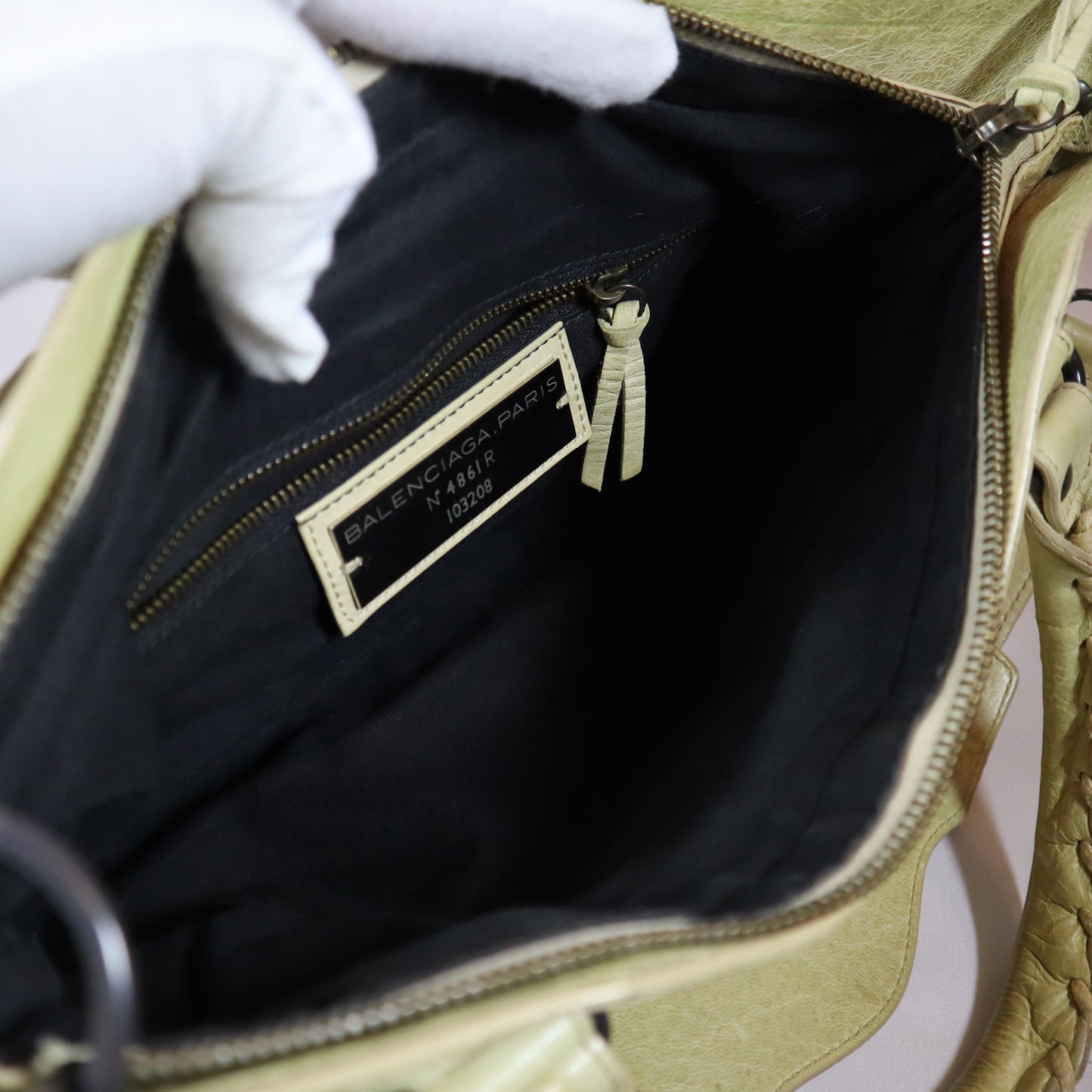 BALENCIAGA CITY BAG BEIGE SMALL