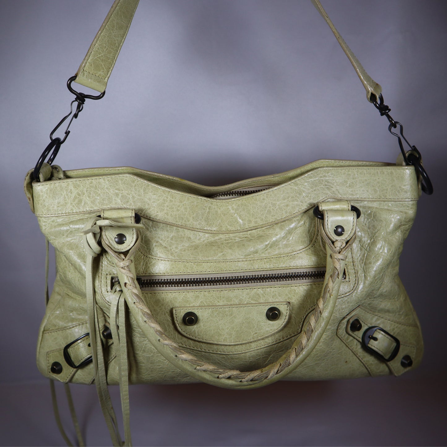BALENCIAGA CITY BAG BEIGE SMALL