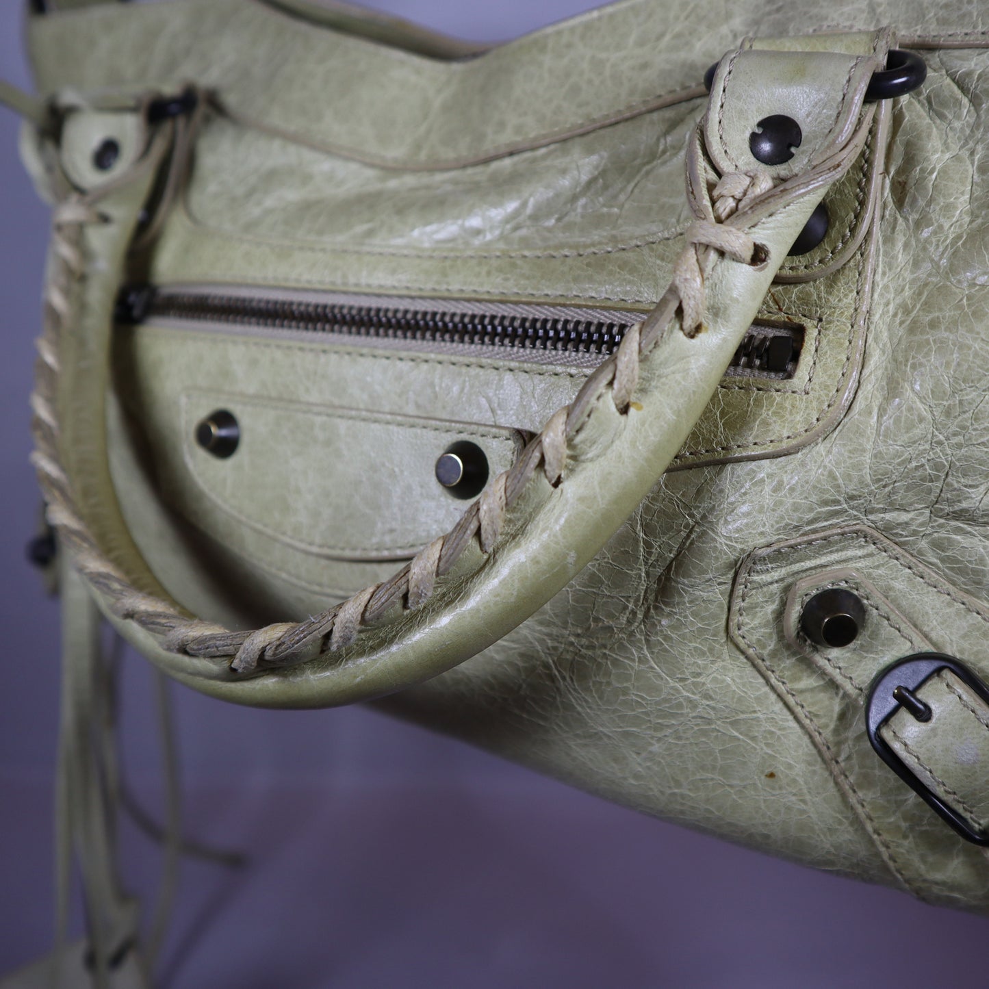 BALENCIAGA CITY BAG BEIGE SMALL