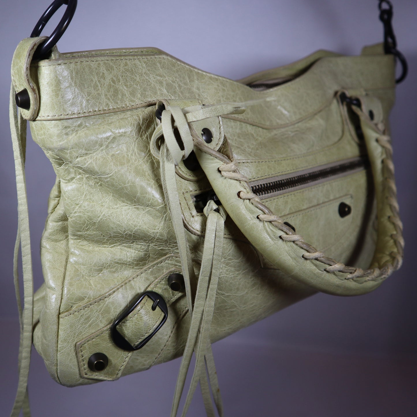 BALENCIAGA CITY BAG BEIGE SMALL