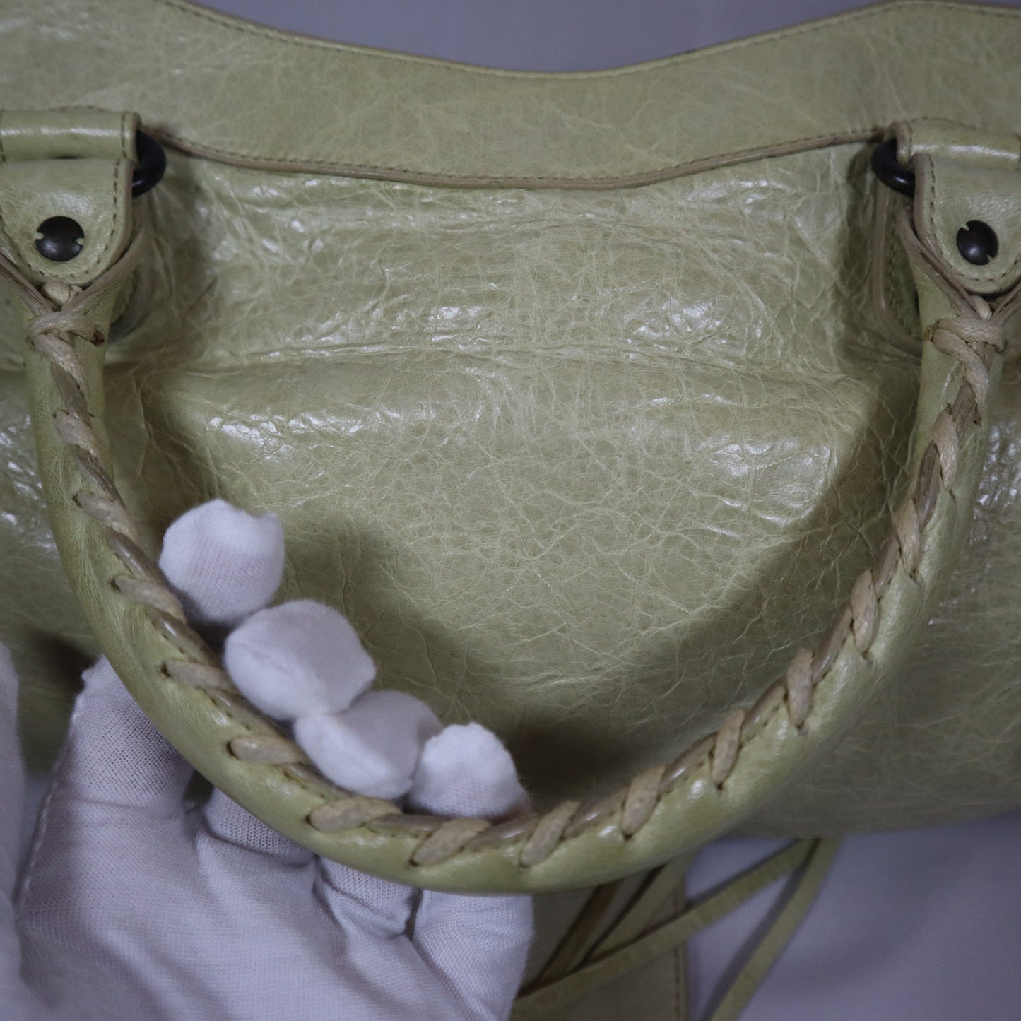 BALENCIAGA CITY BAG BEIGE SMALL