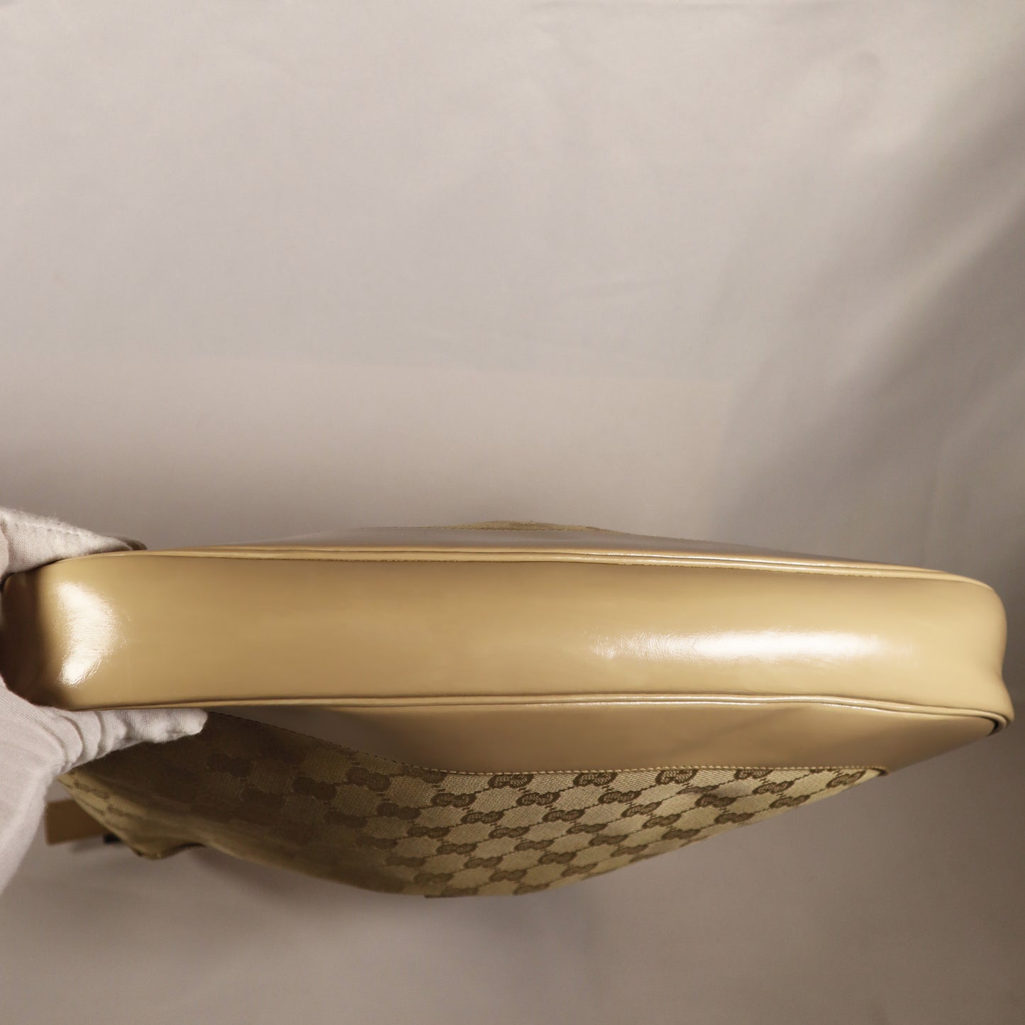 GUCCI JACKIE DUST PINK GG CANVAS BAG