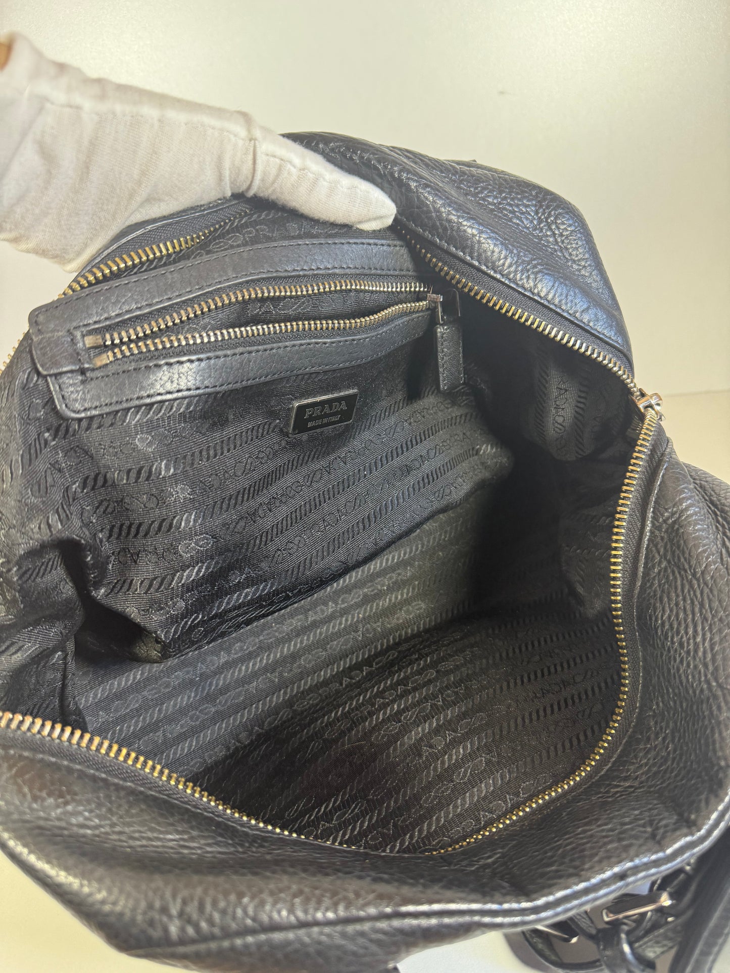 PRADA VITELLO DAINO BAULETTO BAG