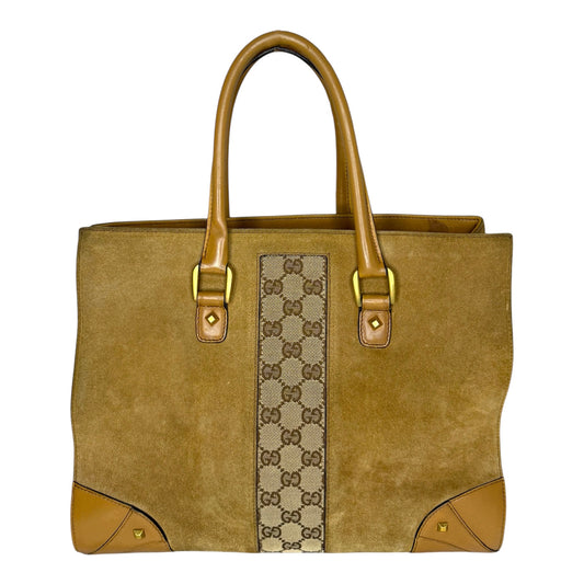 GUCCI SUEDE TOTE BAG