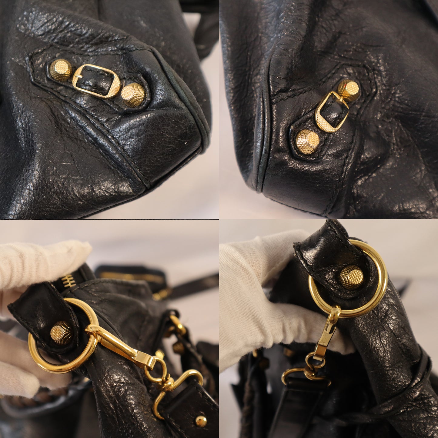BALENCIAGA JUMBO CITY BLACK BAG