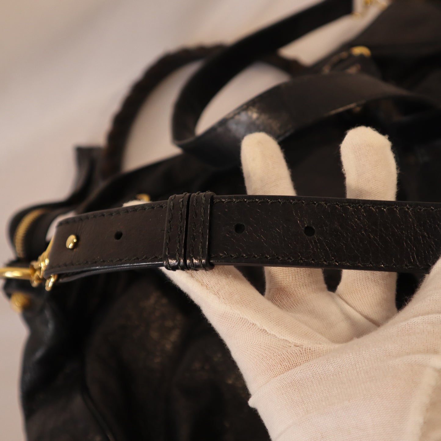 BALENCIAGA JUMBO CITY BLACK BAG