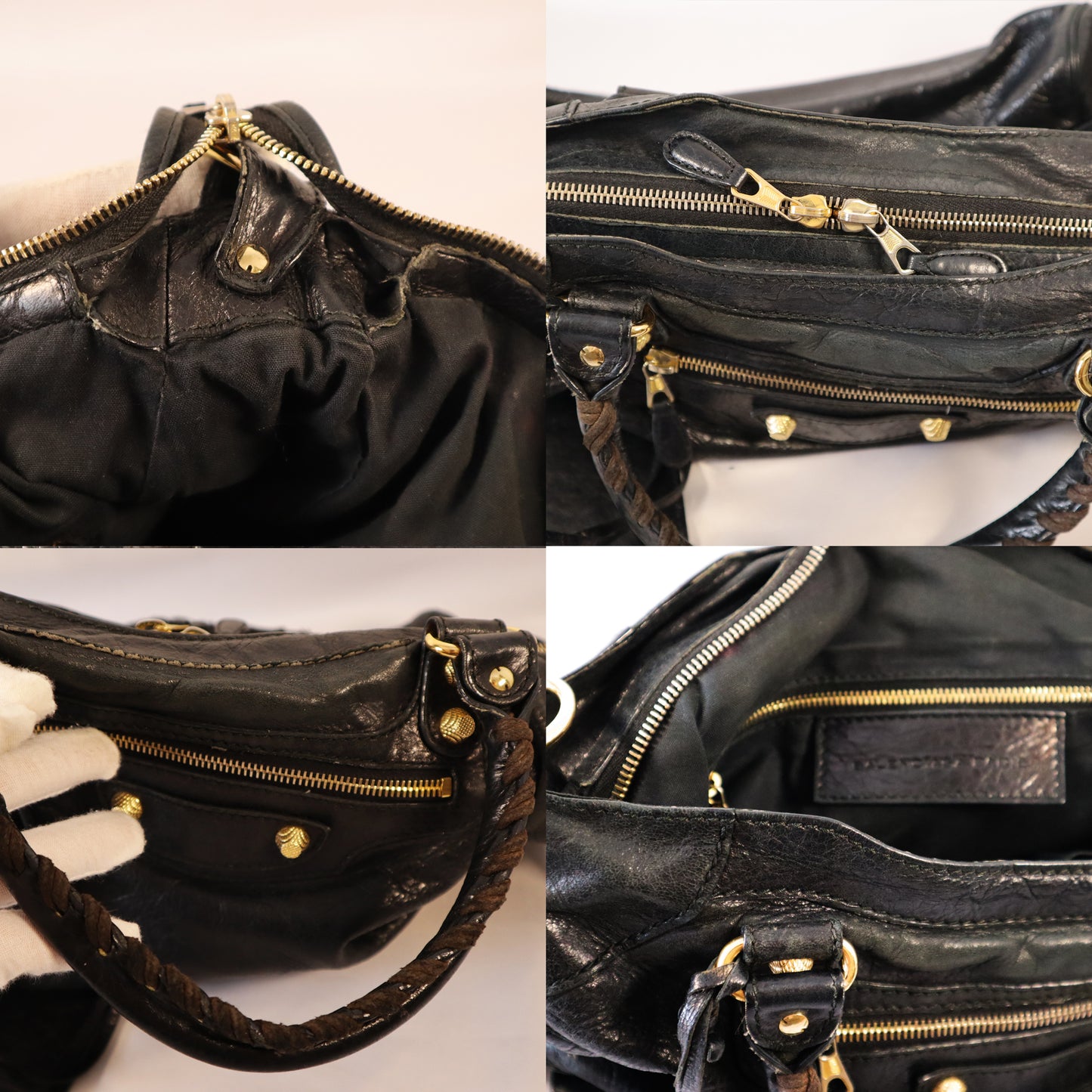 BALENCIAGA JUMBO CITY BLACK BAG