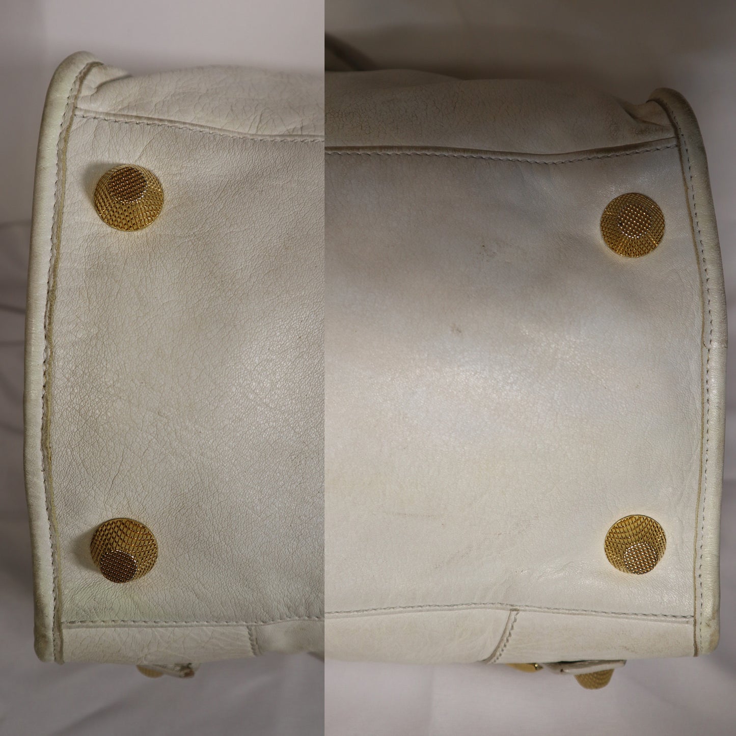 BALENCIAGA CITY JUMBO WHITE BAG