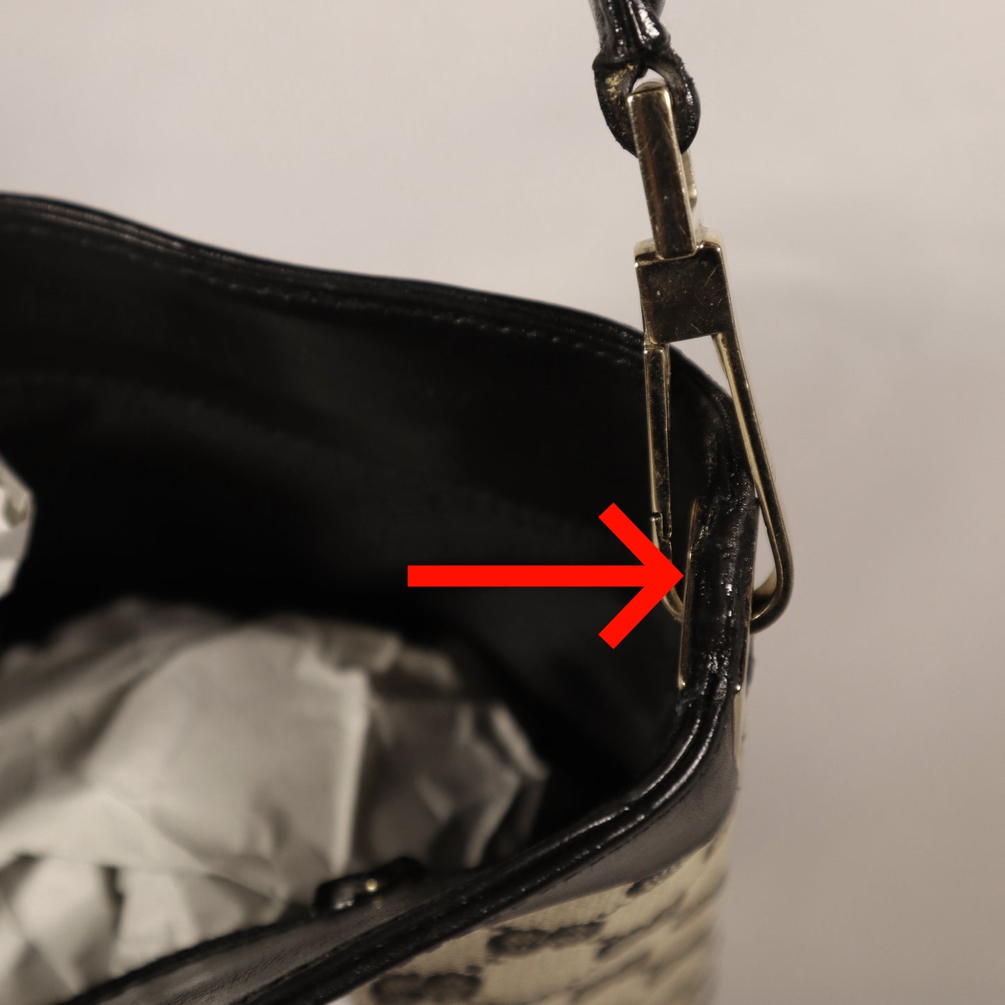 GUCCI TOTE GG CANVAS BAG