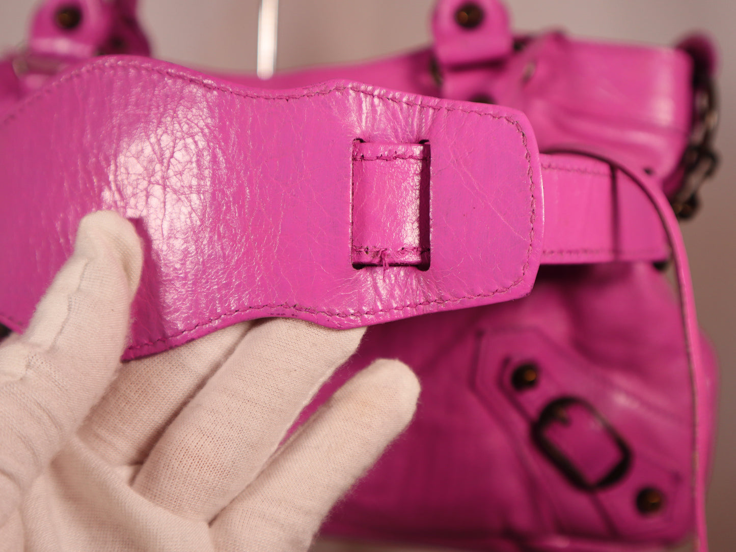 BALENCIAGA CITY BAG PINK SMALL