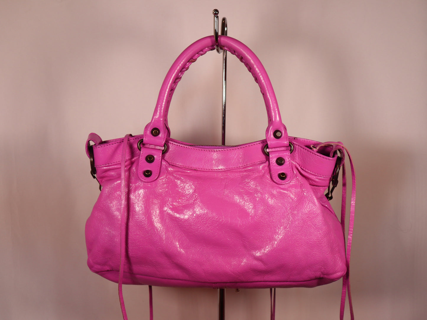 BALENCIAGA CITY BAG PINK SMALL