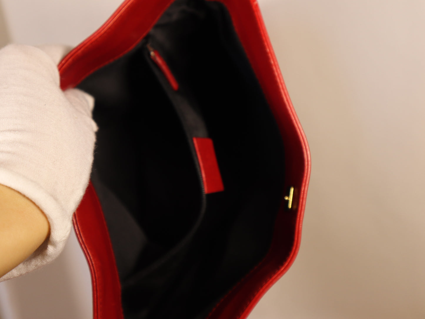 GUCCI TOTE GG RED CANVAS