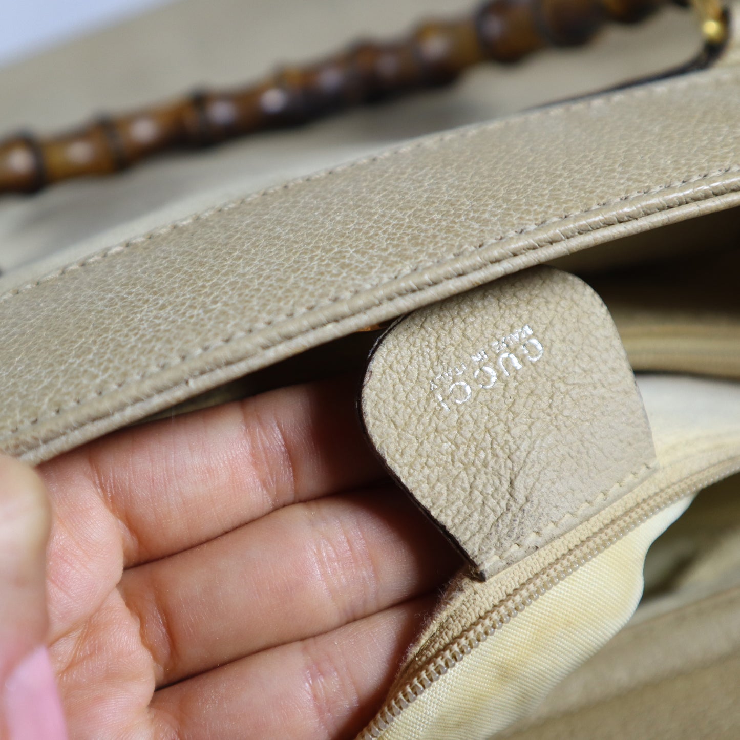 GUCCI SUEDE DIANA BAG