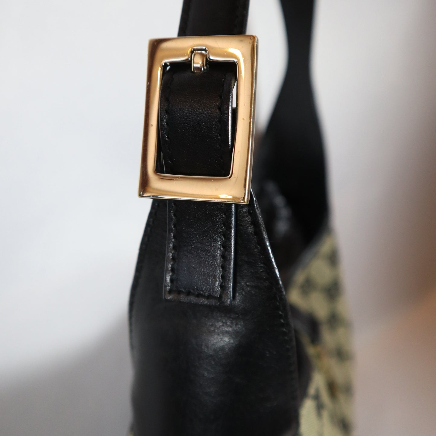 GUCCI JACKIE BLACK CANVAS
