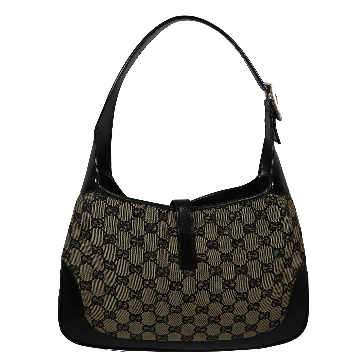 GUCCI JACKIE BLACK CANVAS