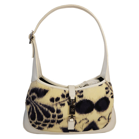 GUCCI JACKIE ABSTRACT CANVAS BAG
